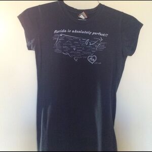 Florida is absolutely perfect navy tee